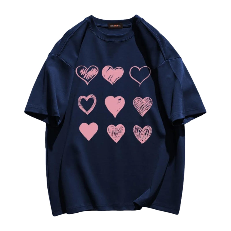 Painting Love Print T-shirt