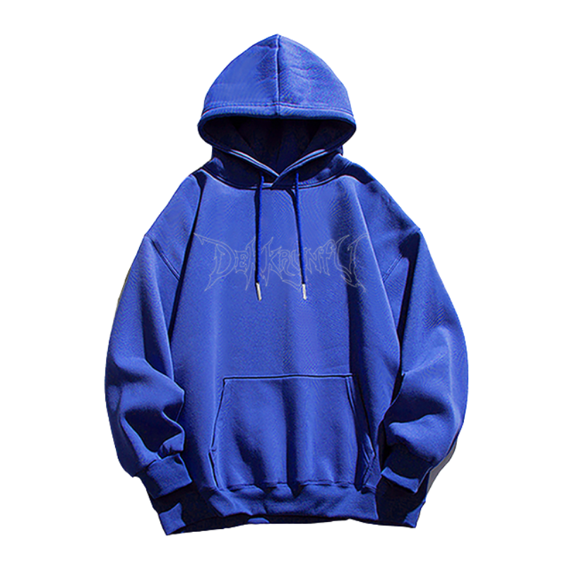 Vintage Pure Rose Letter Graphic Hoodie