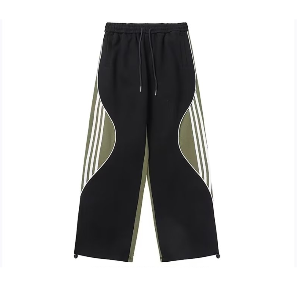 Urban Hip Hop Drawstring Stripe Sweatpants