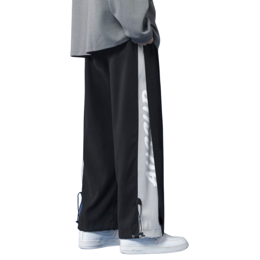 ⚡ Contrast Straight Casual Sweatpants