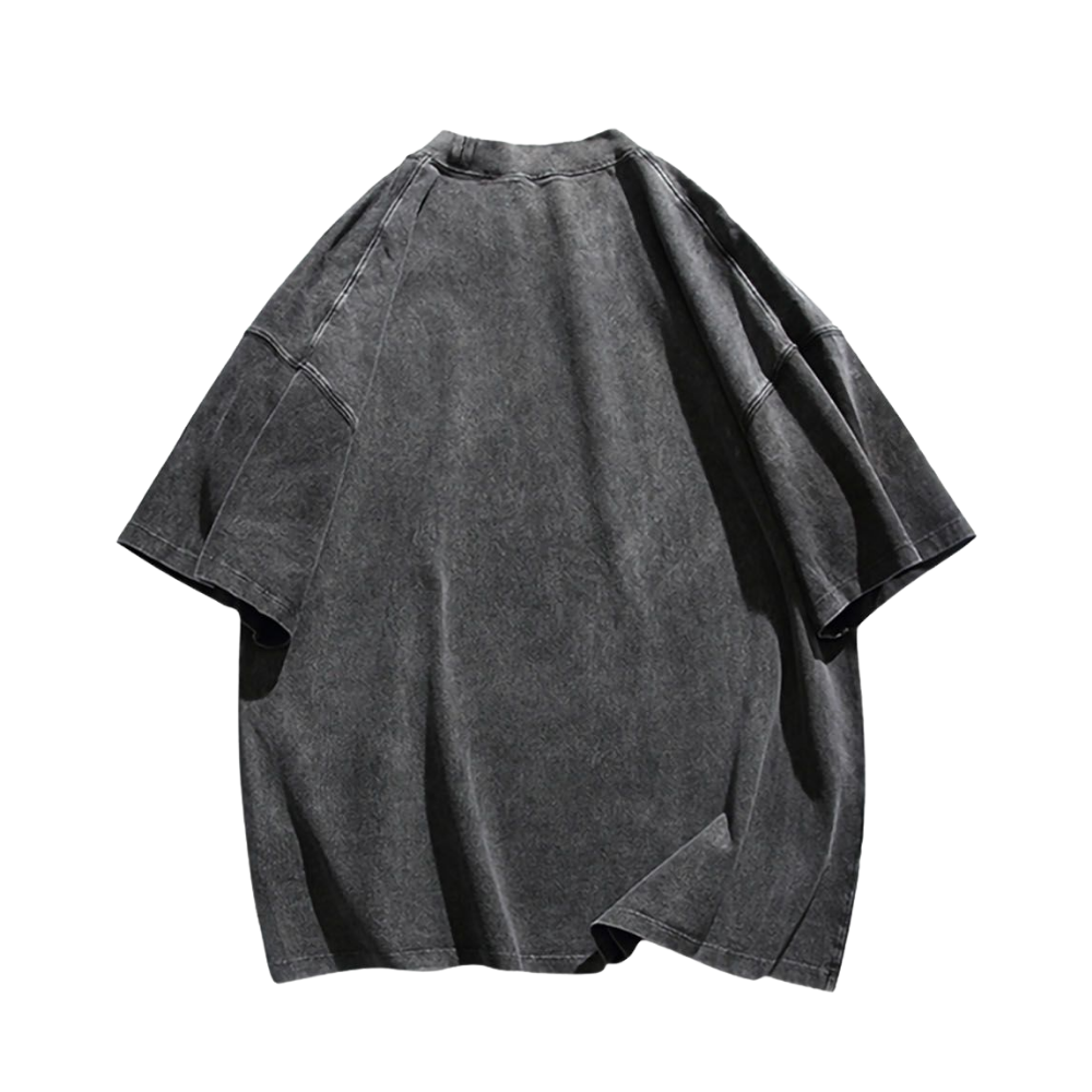 Simple Washed Cotton T-shirt