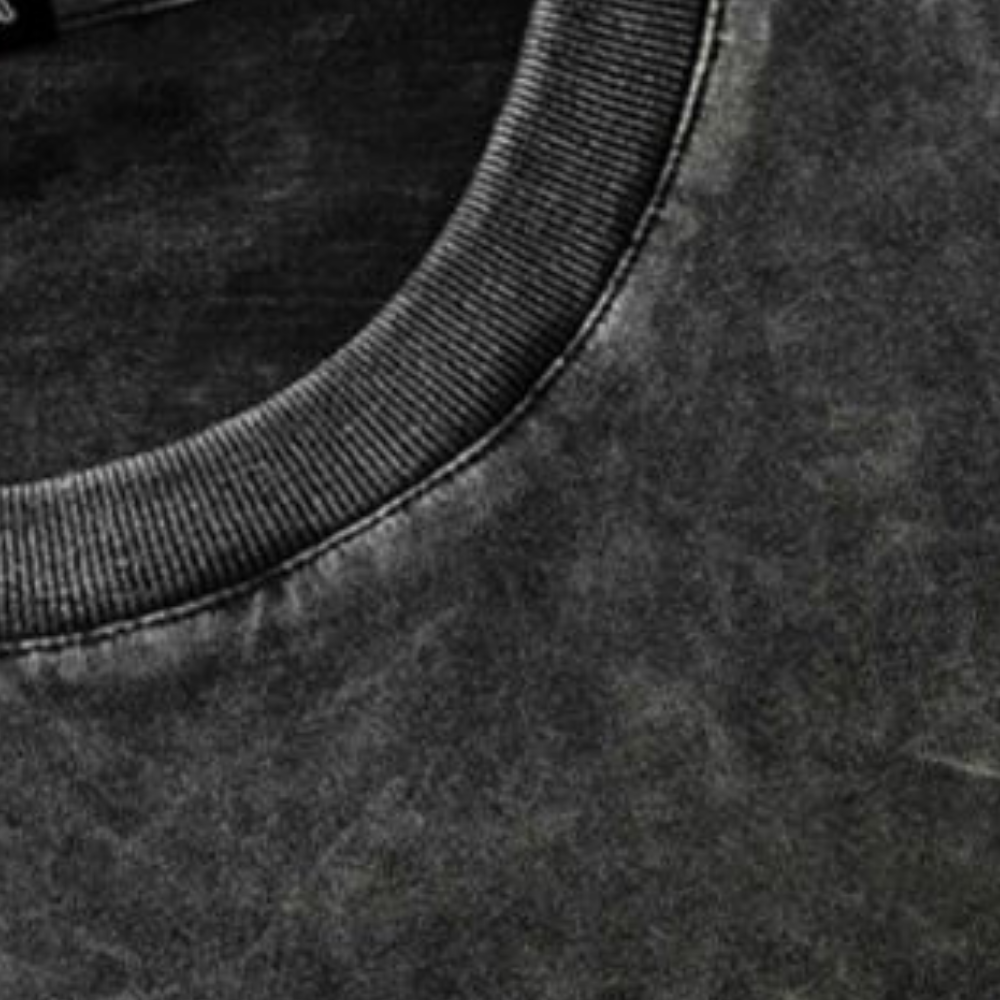 Simple Washed Cotton T-shirt