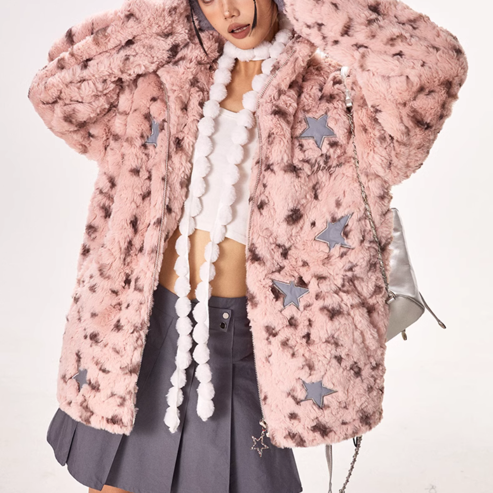 Women's Reflective Star Coat