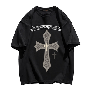 American Cross Letter Print T-shirt