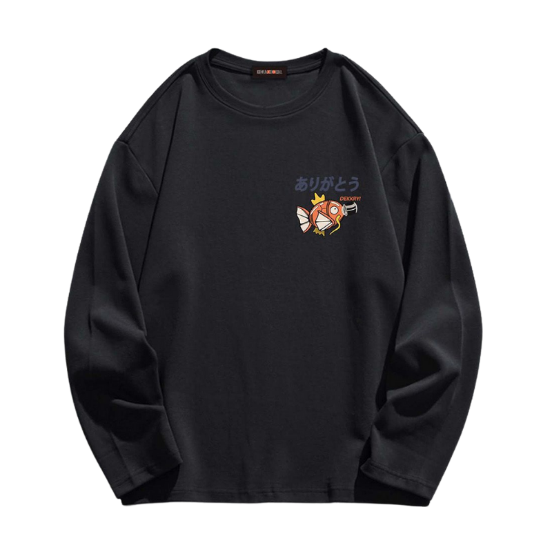 Cute Cartoon Fish Long Sleeve Shirt