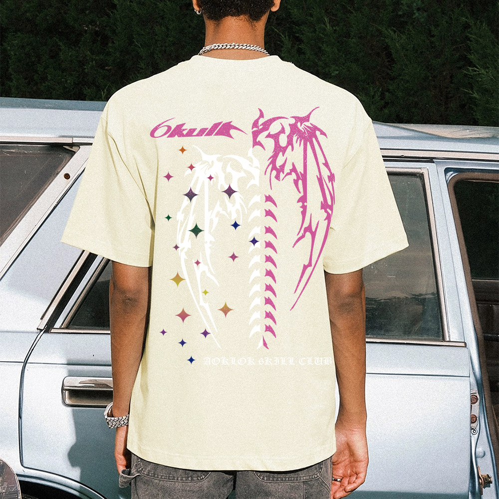 6Kull Wings Skeleton T-shirt