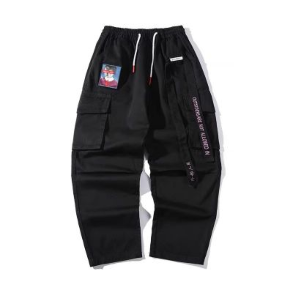 Street Belted Multi-Pocket Cargo Pants