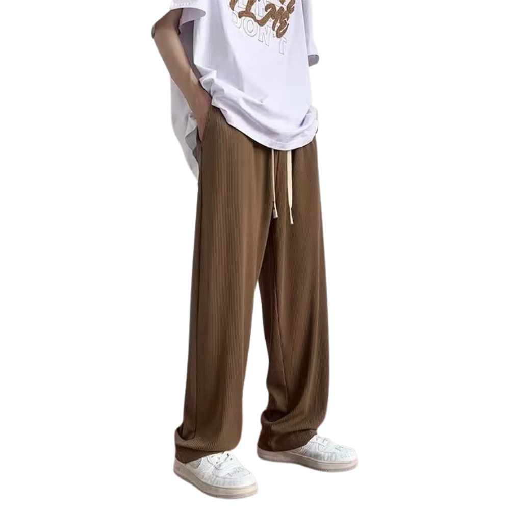 Classic Solid Color Straight Sweatpants