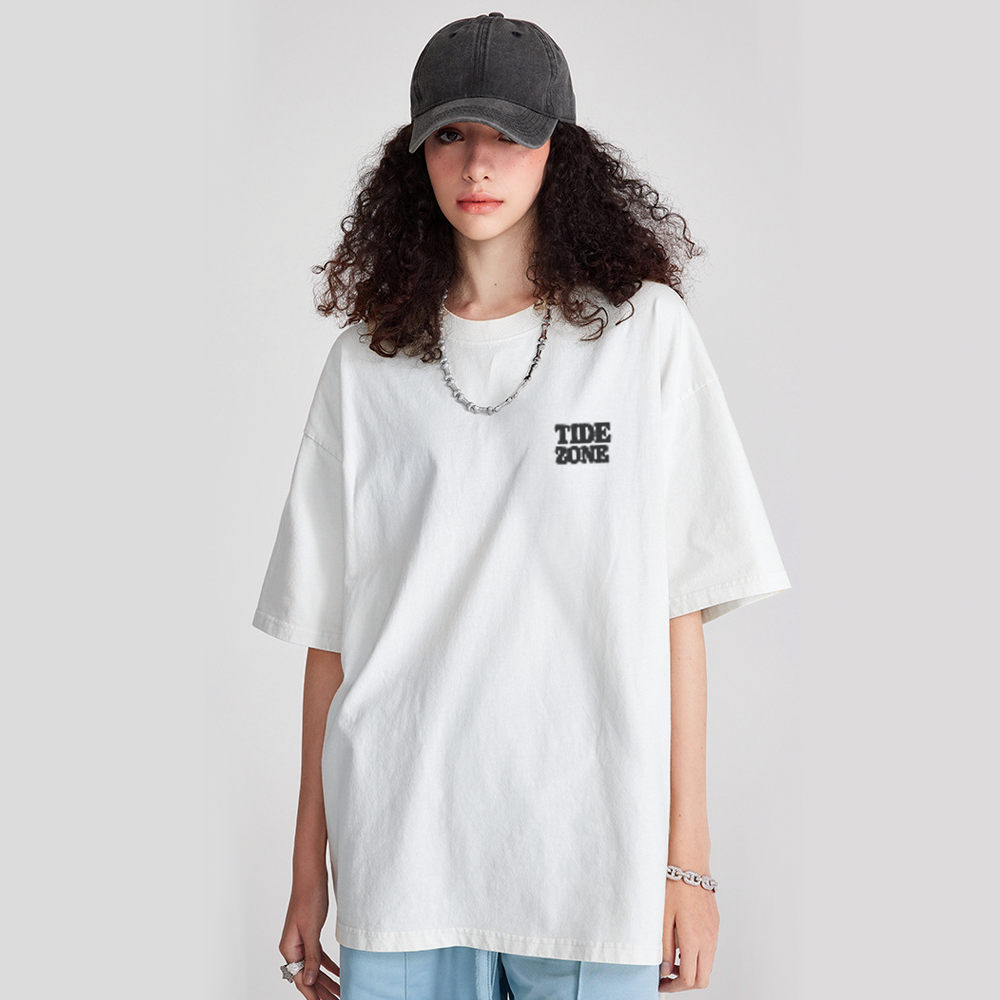 Pure Cotton 260G American Landscape Picture T-shirt