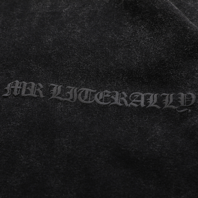 【LawFoo】Vintage Letter Graphic Washed T-Shirt