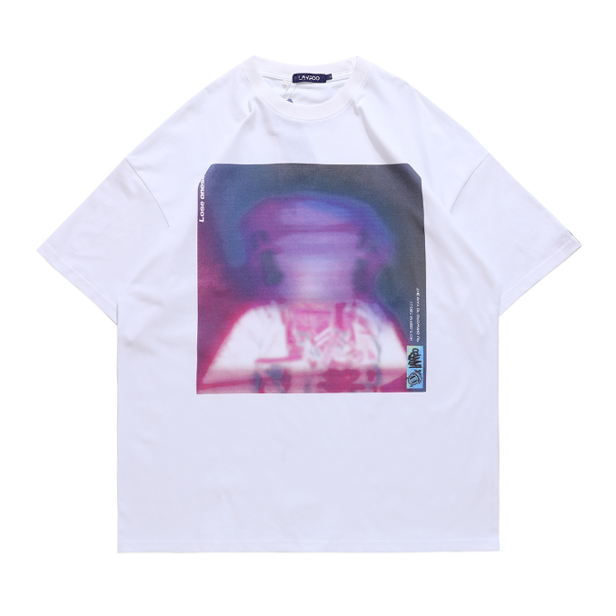 Abstract Character Graphic T-Shirt