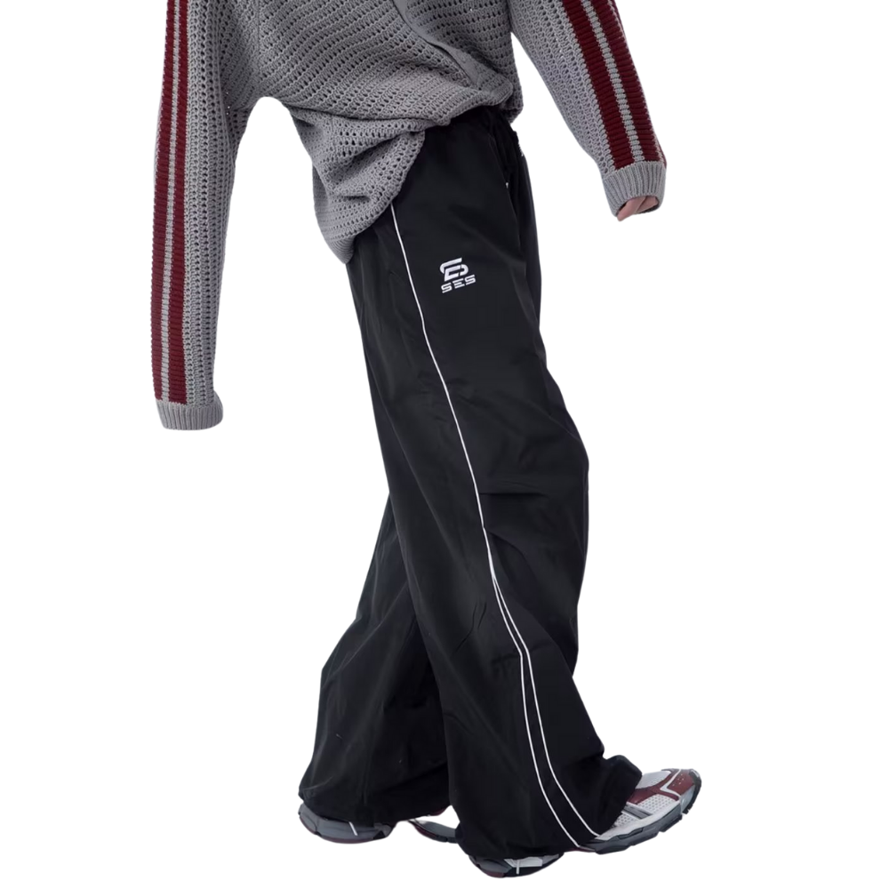 Solid Color Loose Sweatpants