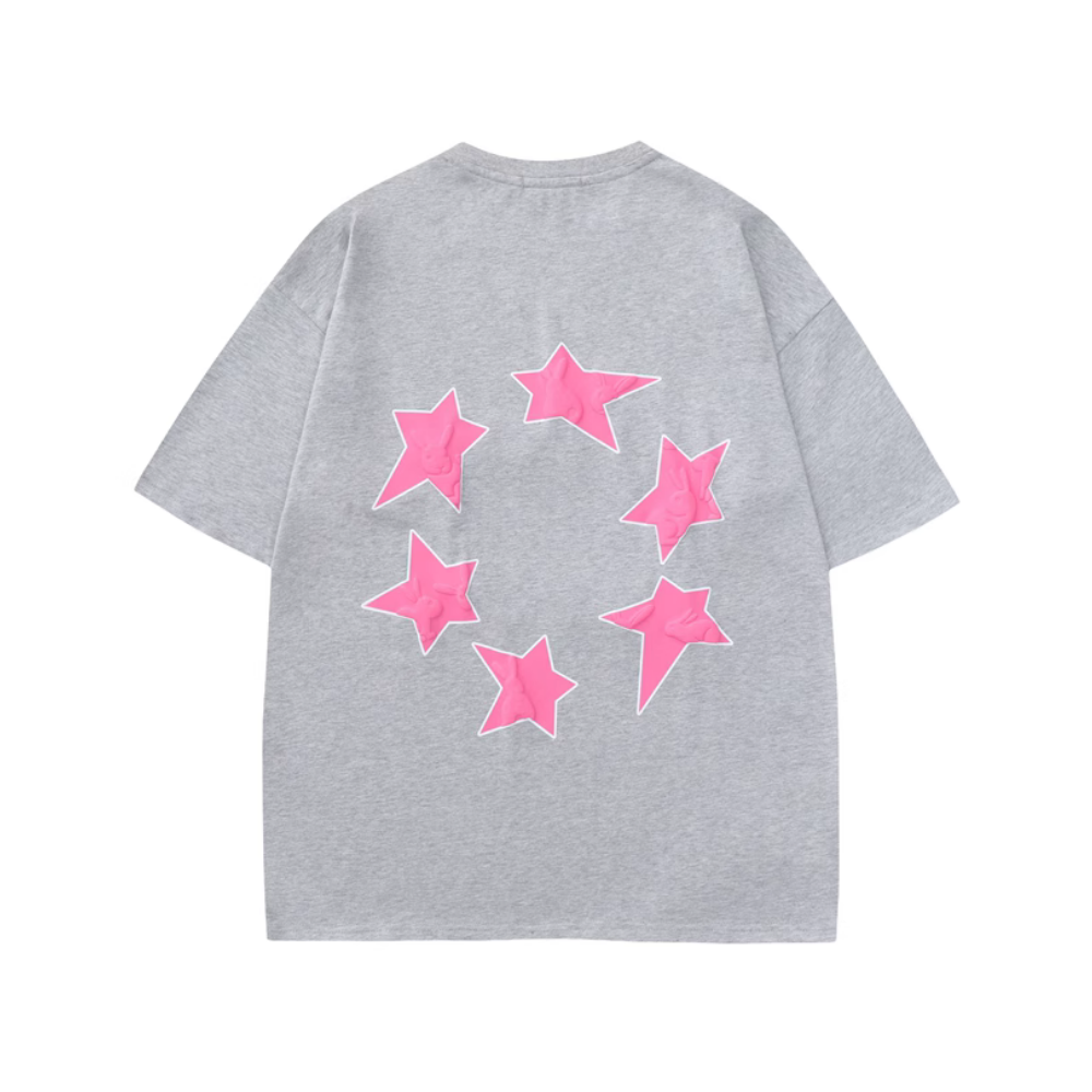 Simple Pentagram Graphic T-Shirt