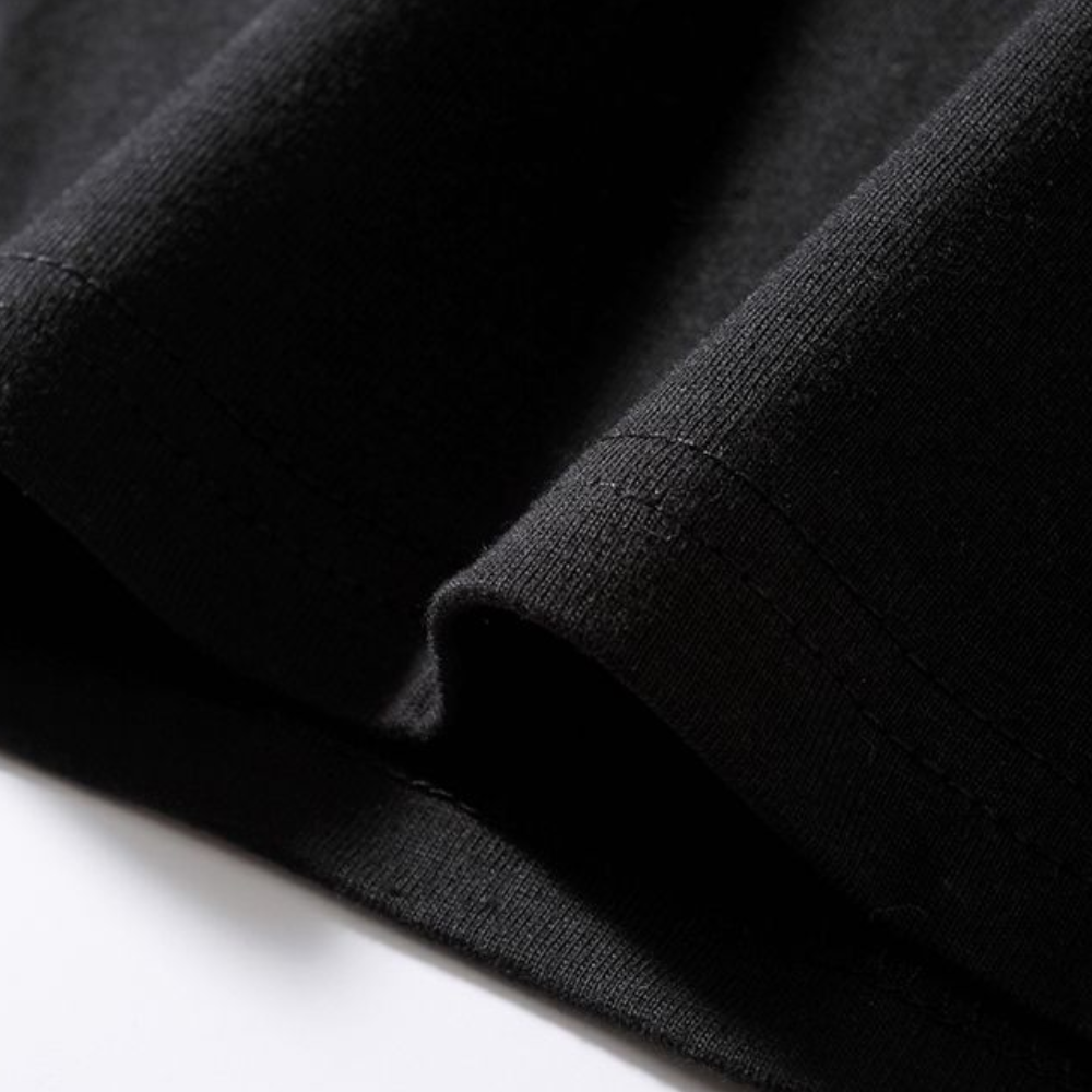 Minimalist Solid Pin Print T-Shirt