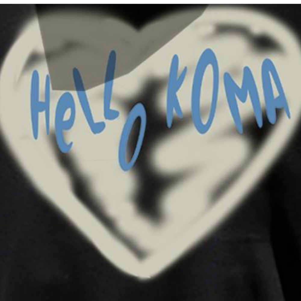 American Urban Love Graffiti Cotton Hoodie