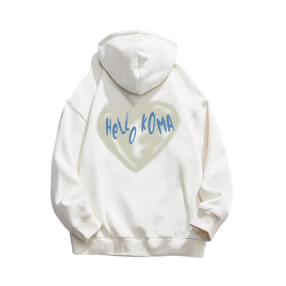 American Urban Love Graffiti Cotton Hoodie