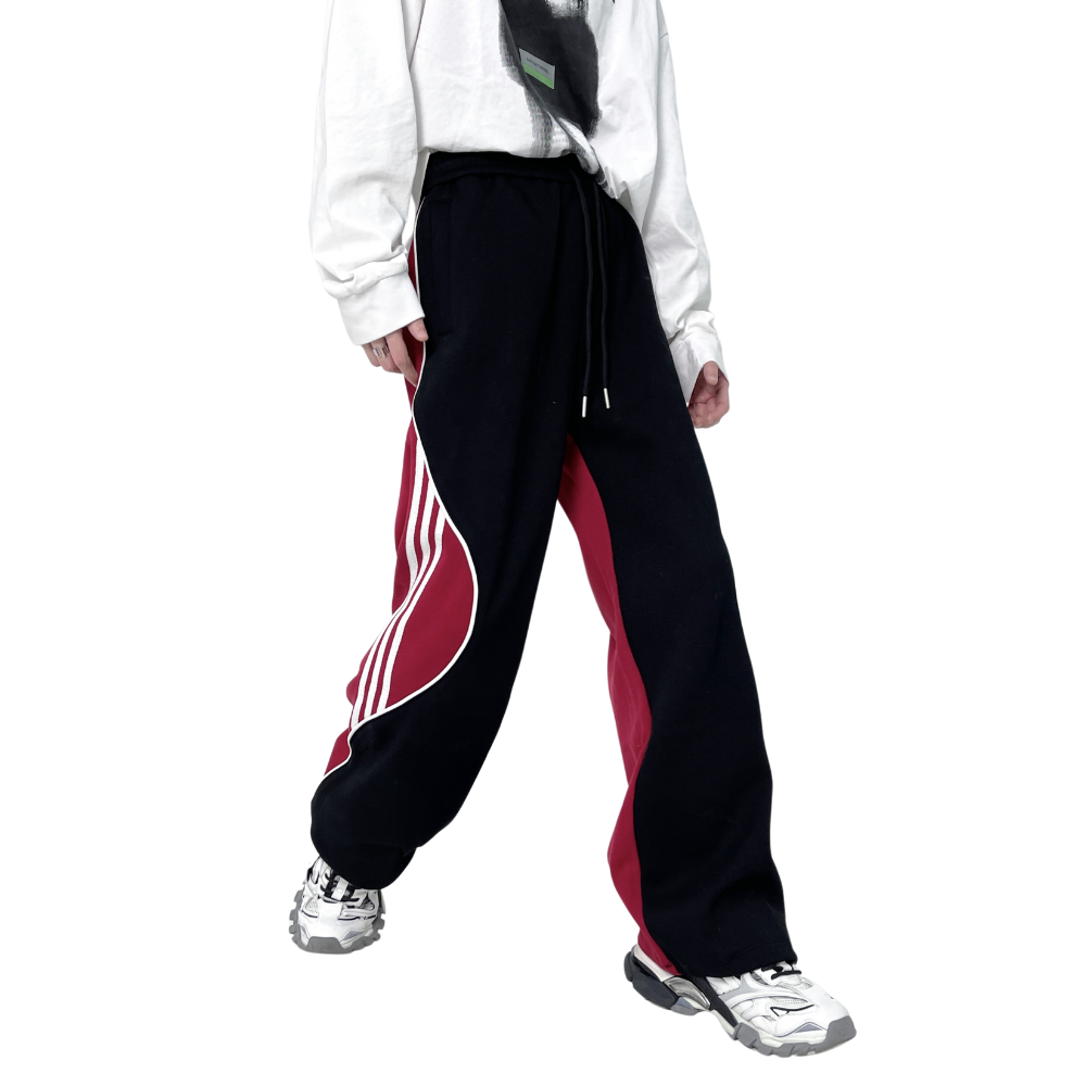 Urban Hip Hop Drawstring Stripe Sweatpants