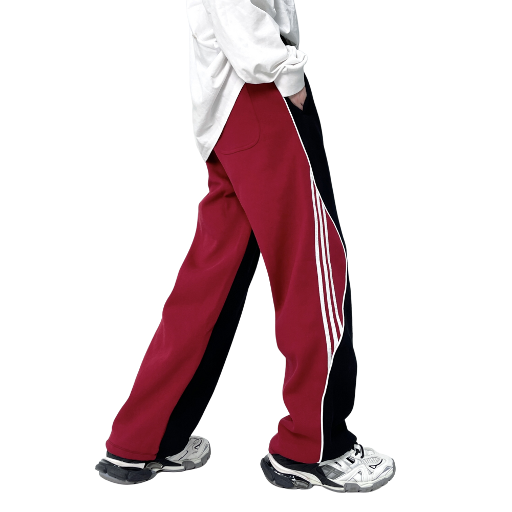 Urban Hip Hop Drawstring Stripe Sweatpants
