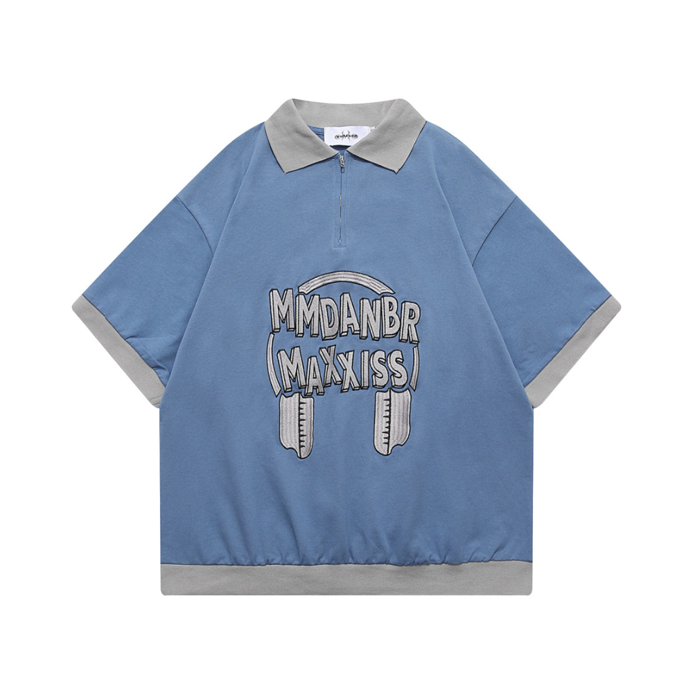 Vintage Colorblock Headphones T-Shirt