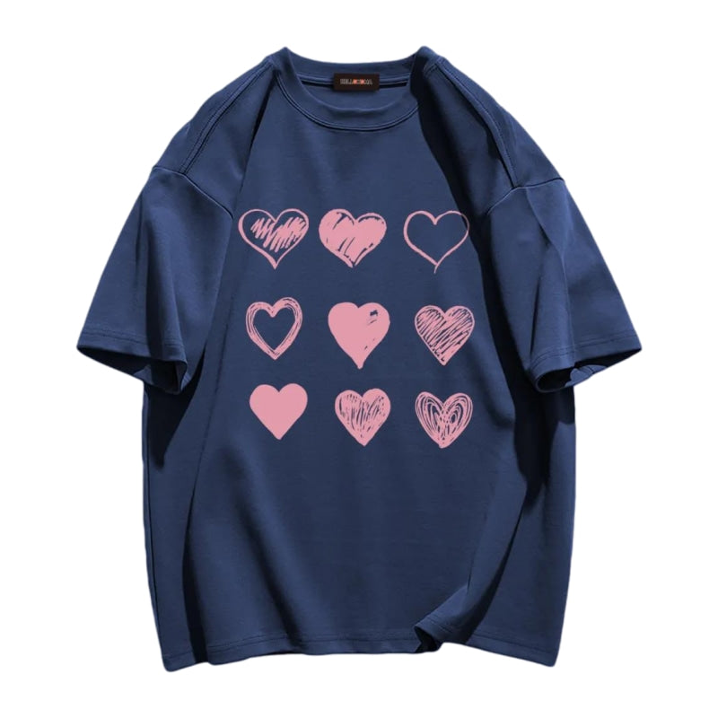 Painting Love Print T-shirt