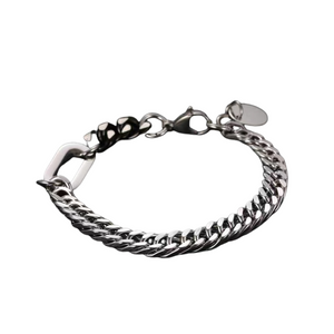 High Street Titanium Retro Hip Hop Bracelet