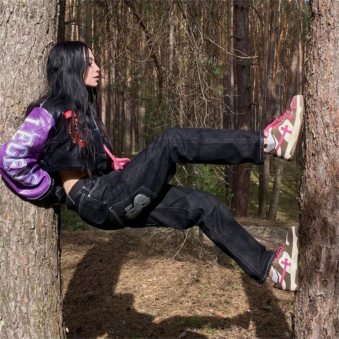 H-Block |Vintage High Street Cross Embroidery Casual Shoes