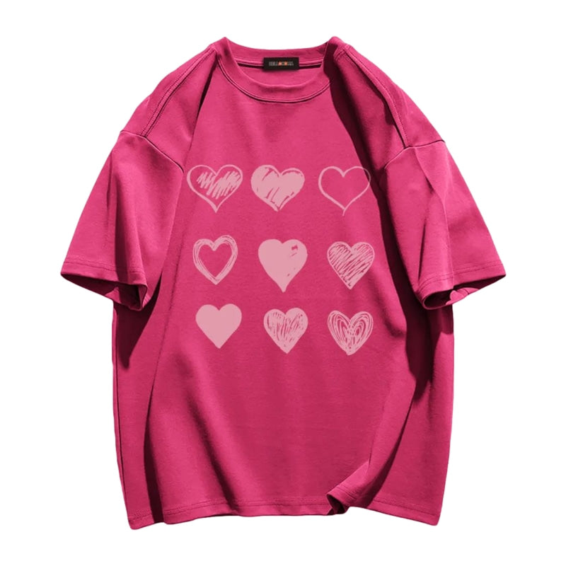 Painting Love Print T-shirt