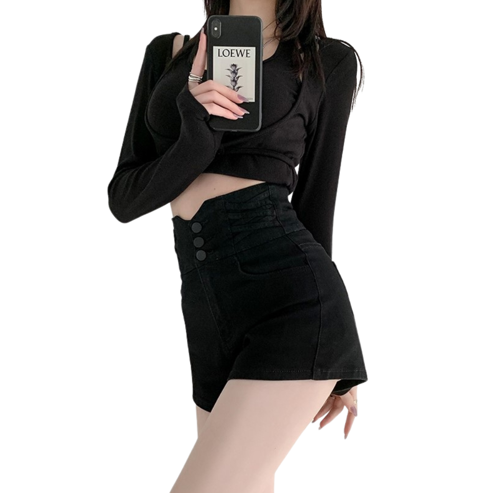 Women's "Hottie" High Waisted Shorts