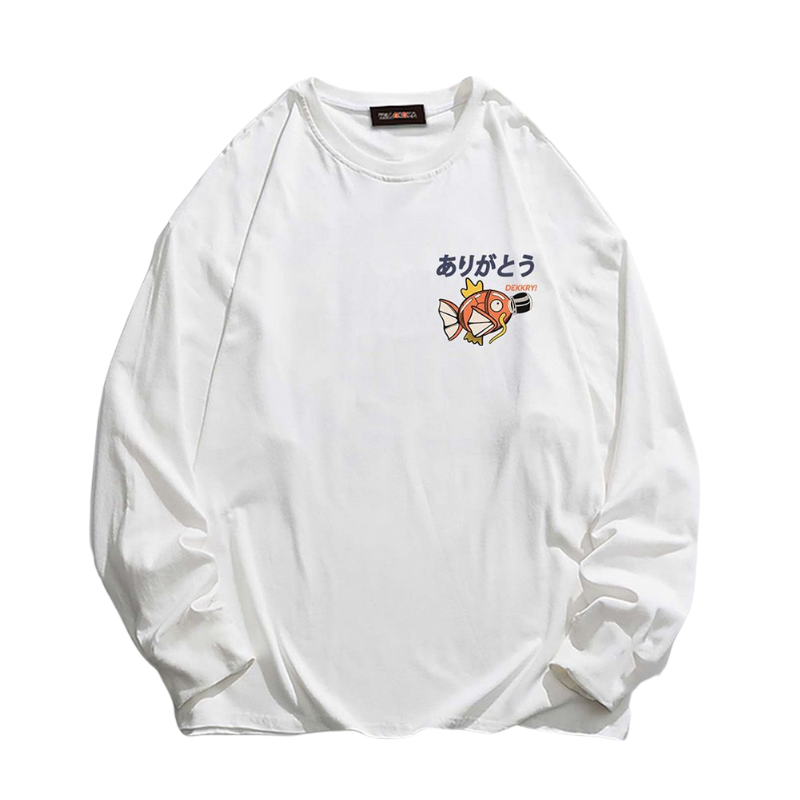 Cute Cartoon Fish Long Sleeve Shirt