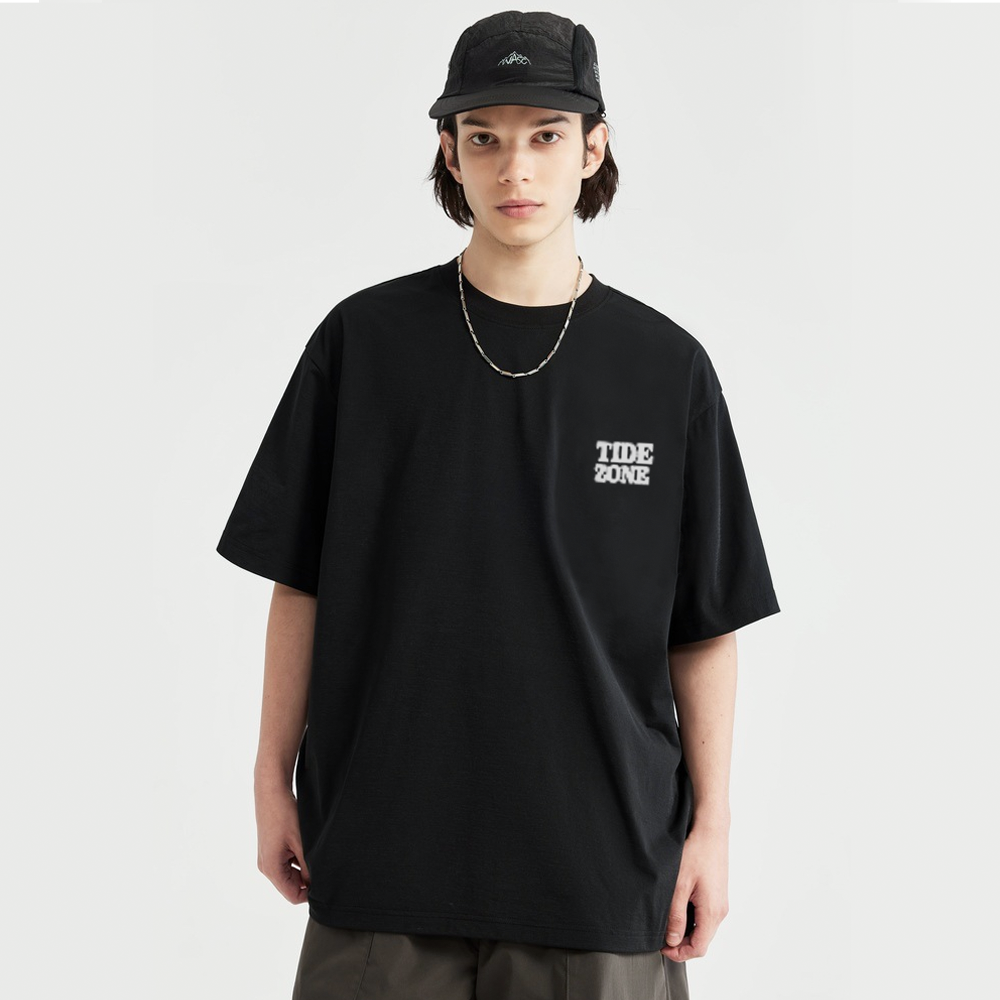 Pure Cotton 260G American Landscape Picture T-shirt