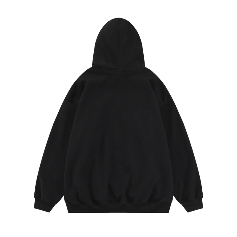 Hip Hop Fireball Pure Pattern Hoodie