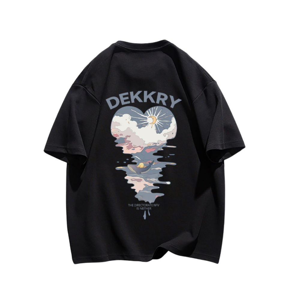 Love Pattern Cotton T-Shirt