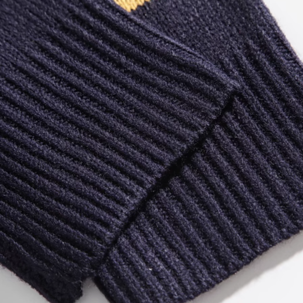 Women's Japanese Versatile Striped Knitted Sweater