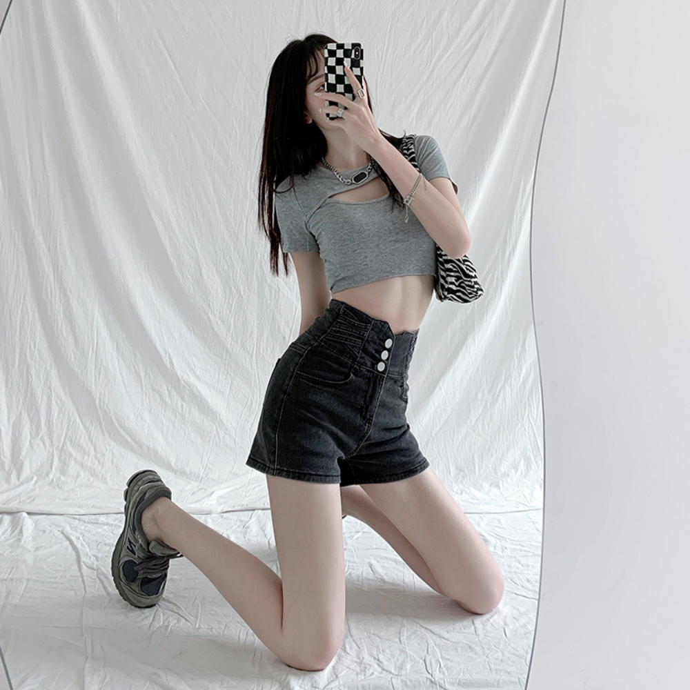 Women's "Hottie" High Waisted Shorts