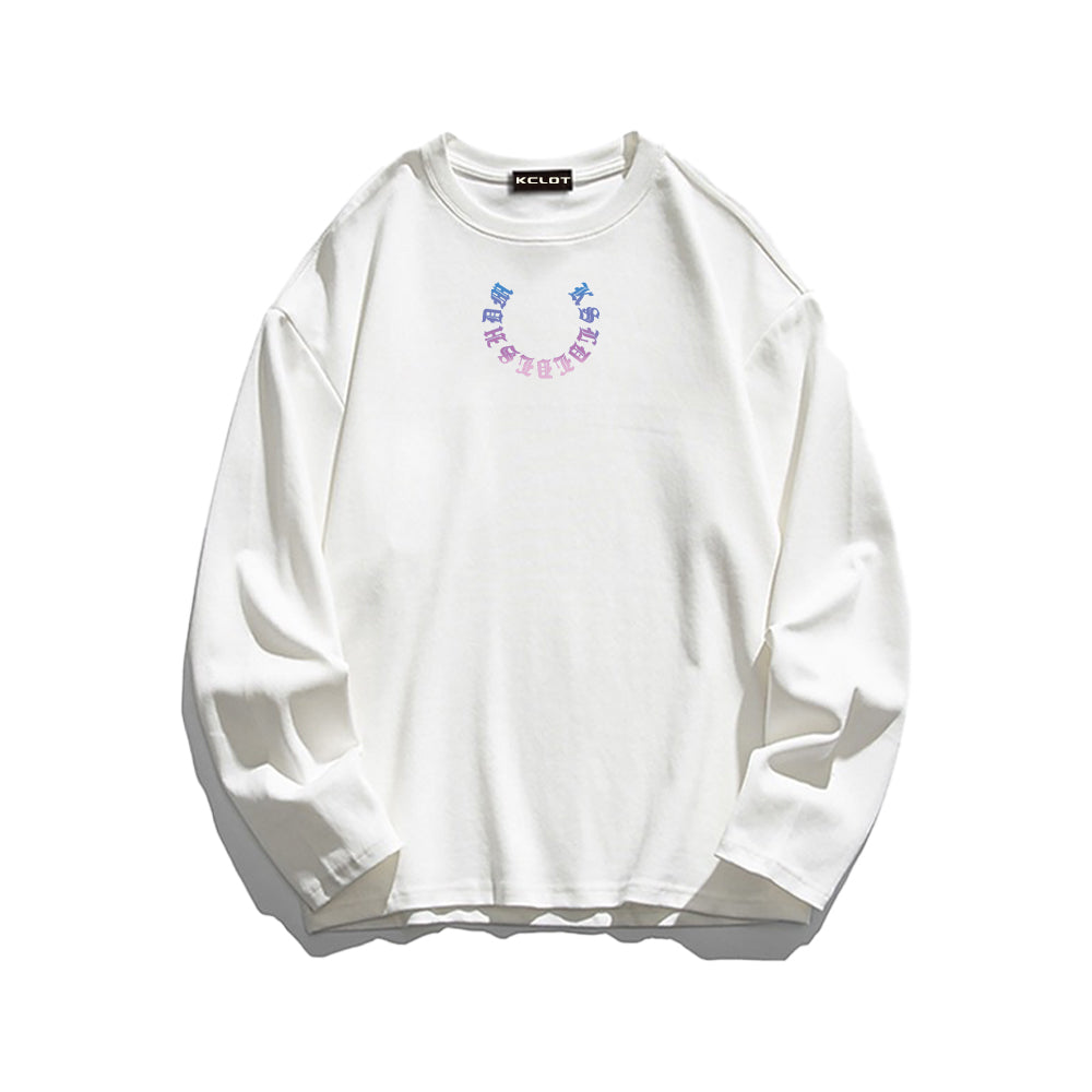 High Street Letter Graphic Long Sleeve Shirt