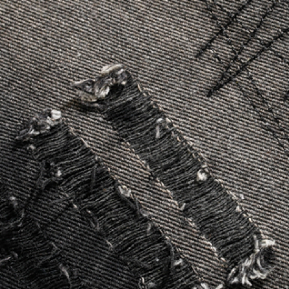 Vintage Wash Ripped Jeans