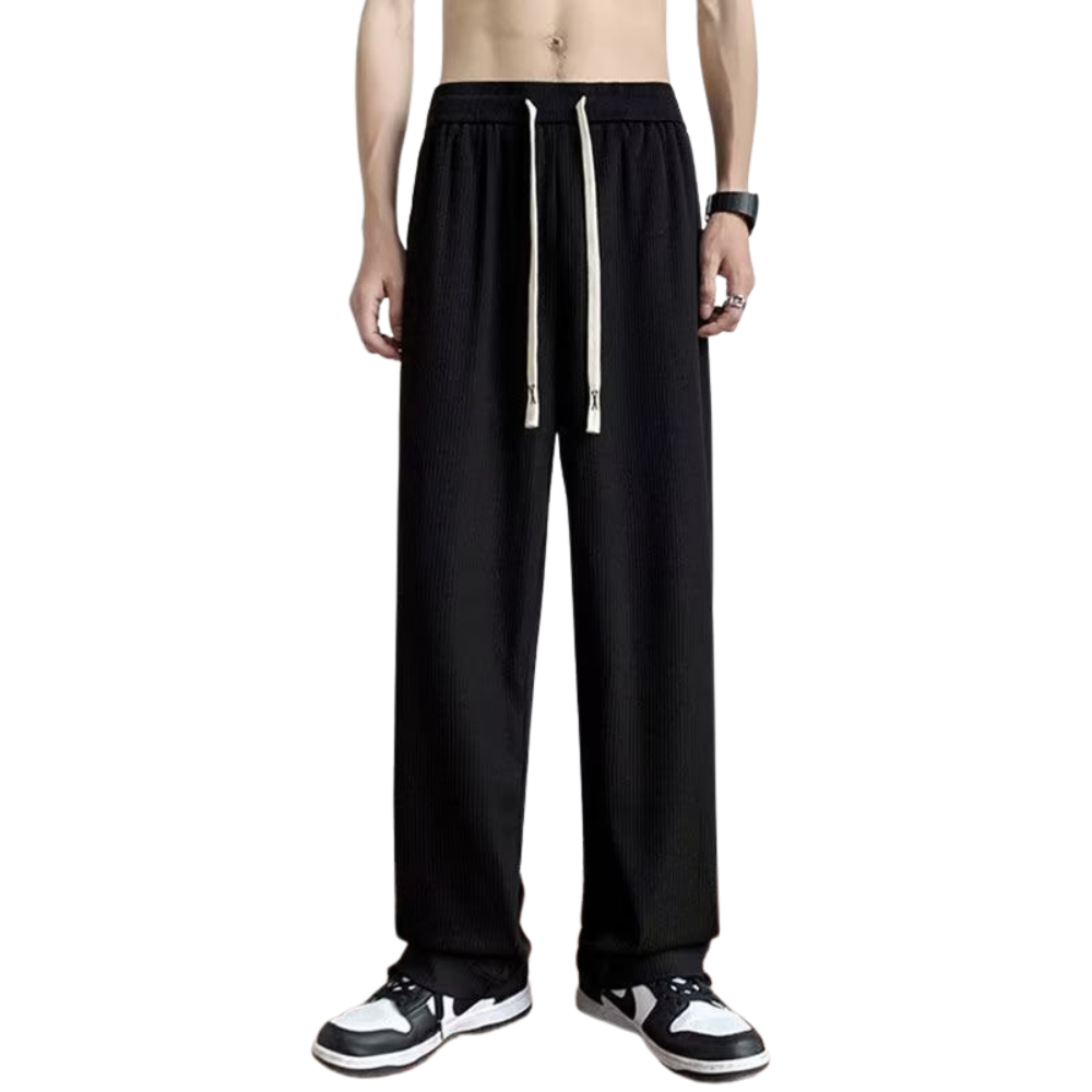 Classic Solid Color Straight Sweatpants