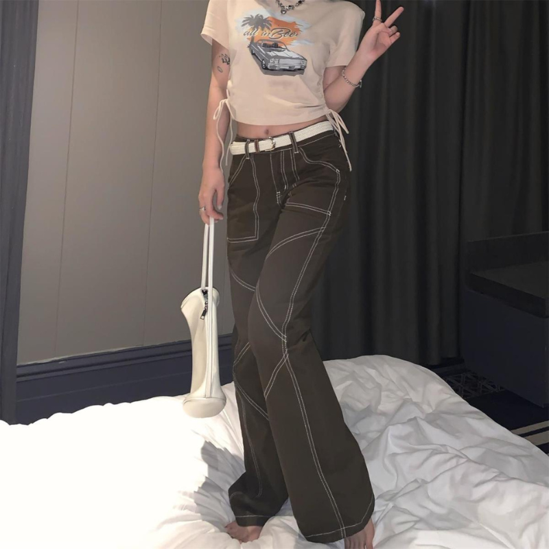 Women's Vintage Drawstring T-shirt