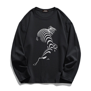 【Subscription】Abstract Graphic Long Sleeve Shirt