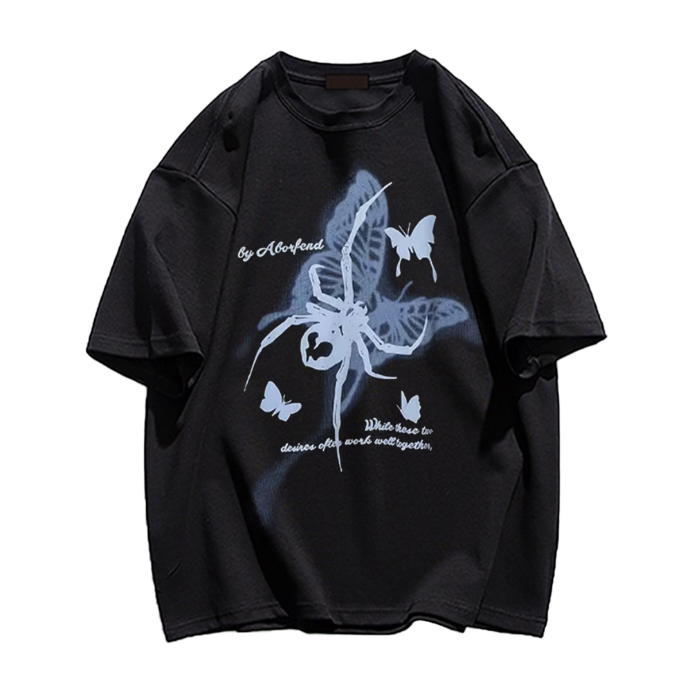 High Street Butterfly Spider Print T-shirt