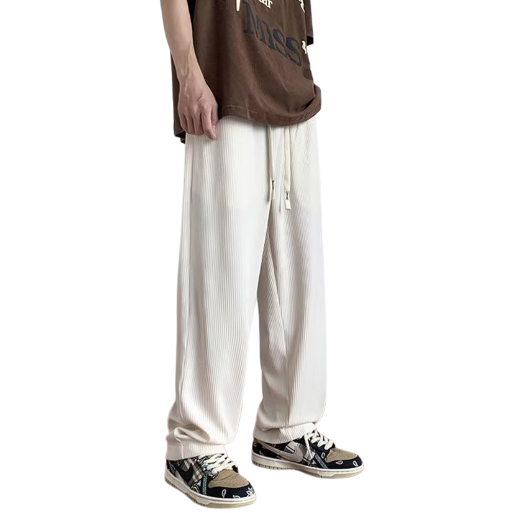Classic Solid Color Straight Sweatpants