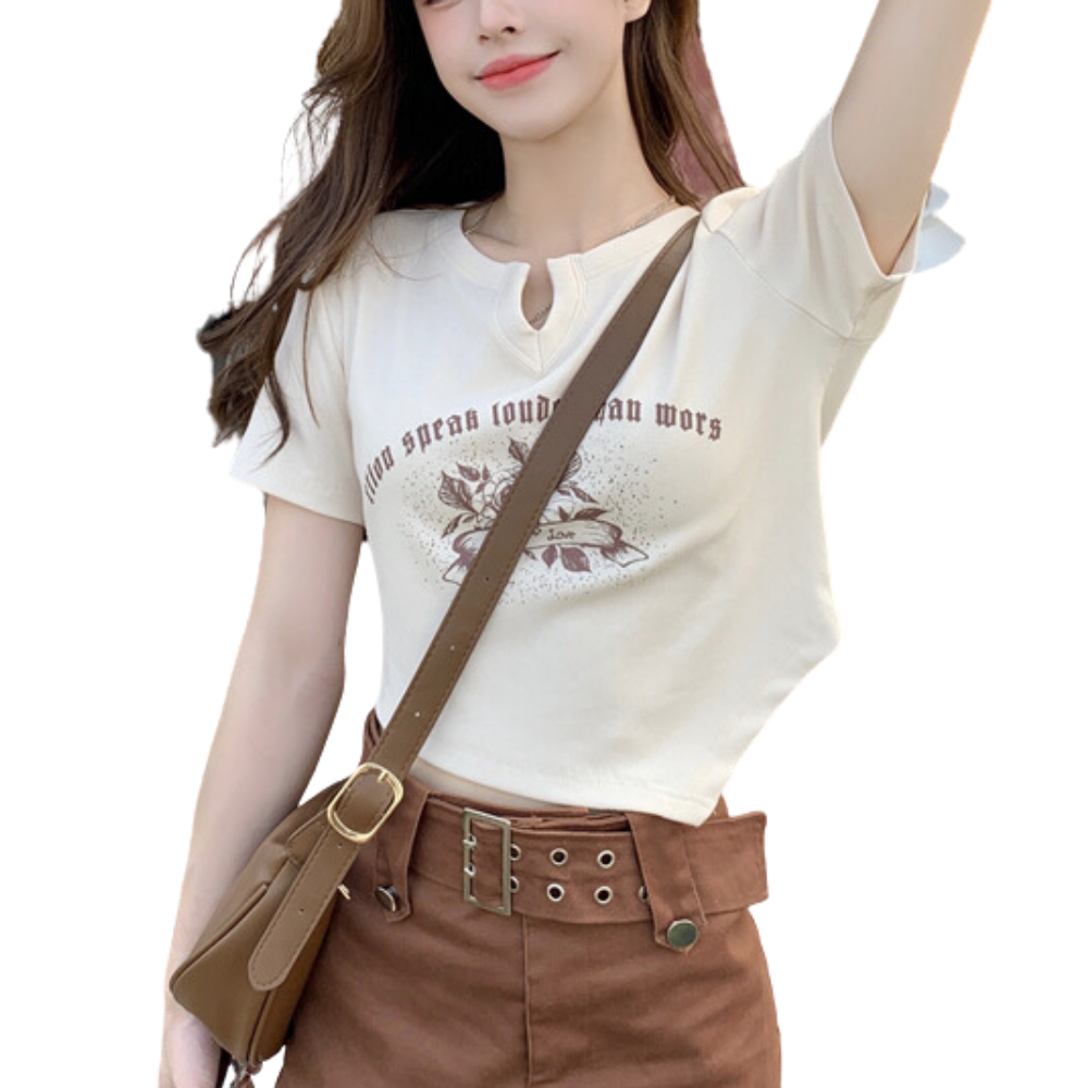 Women's Irregular Tailored Slim Tee