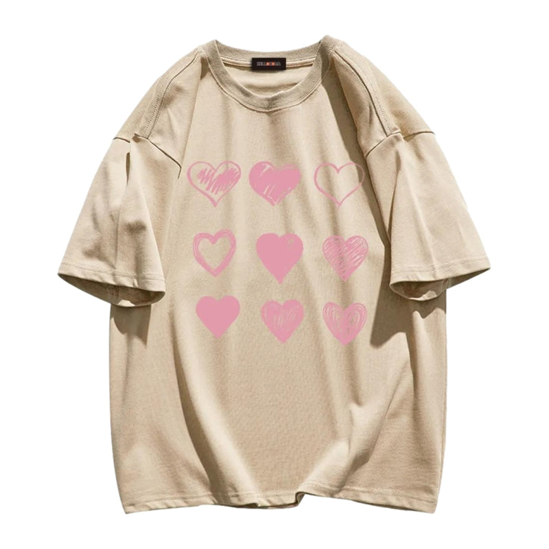 Painting Love Print T-shirt
