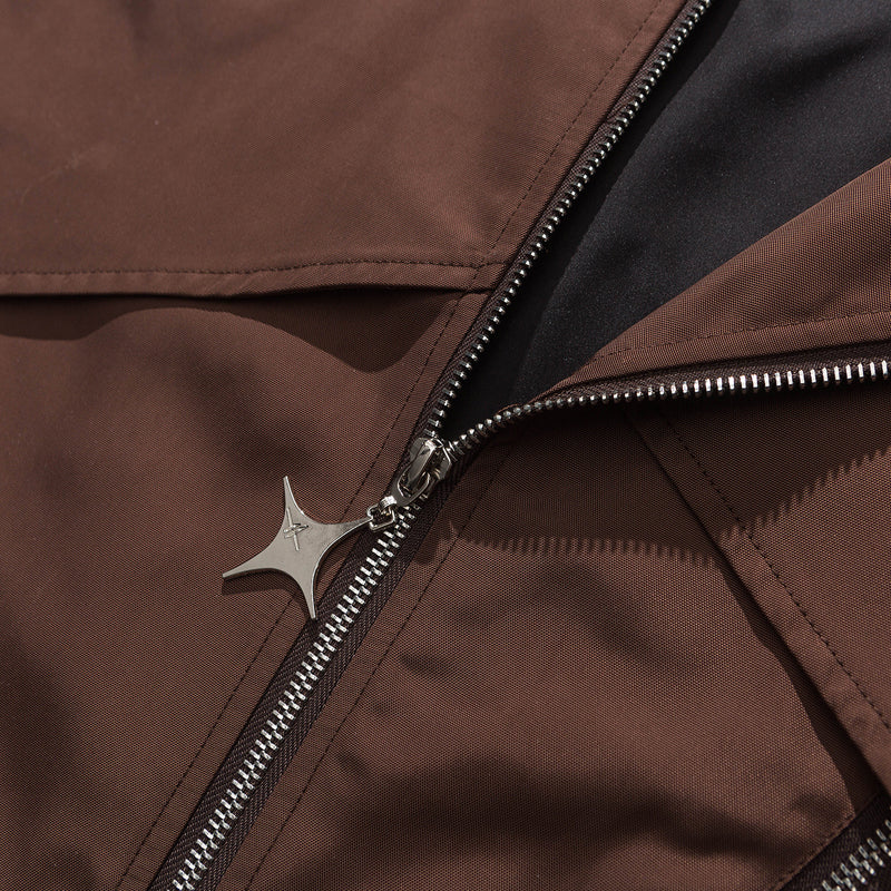 【NOW TREND】Solid Color Varsity Jacket