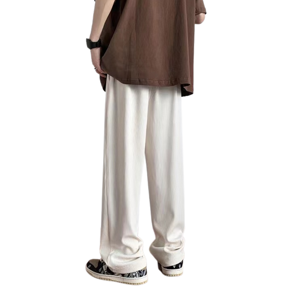 Classic Solid Color Straight Sweatpants