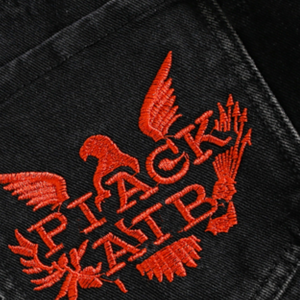 Vintage Wash Ripped Jeans