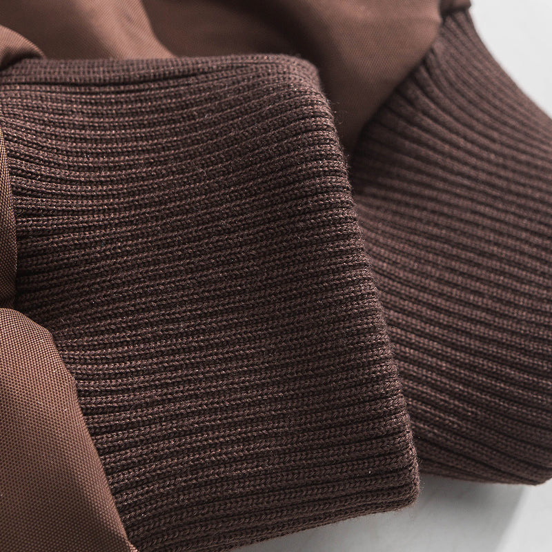 【NOW TREND】Solid Color Varsity Jacket