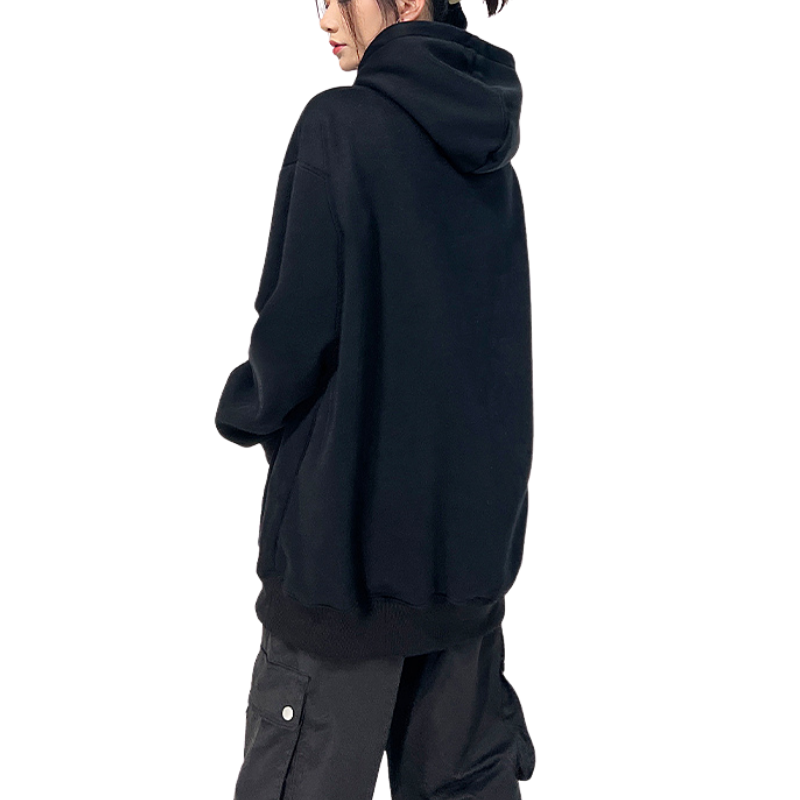 Hip Hop Fireball Pure Pattern Hoodie