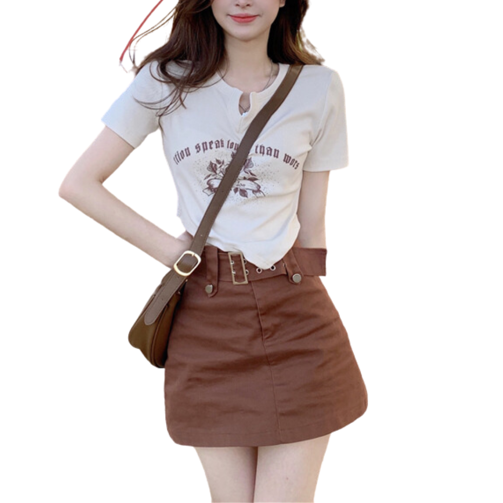 Women's Irregular Tailored Slim Tee