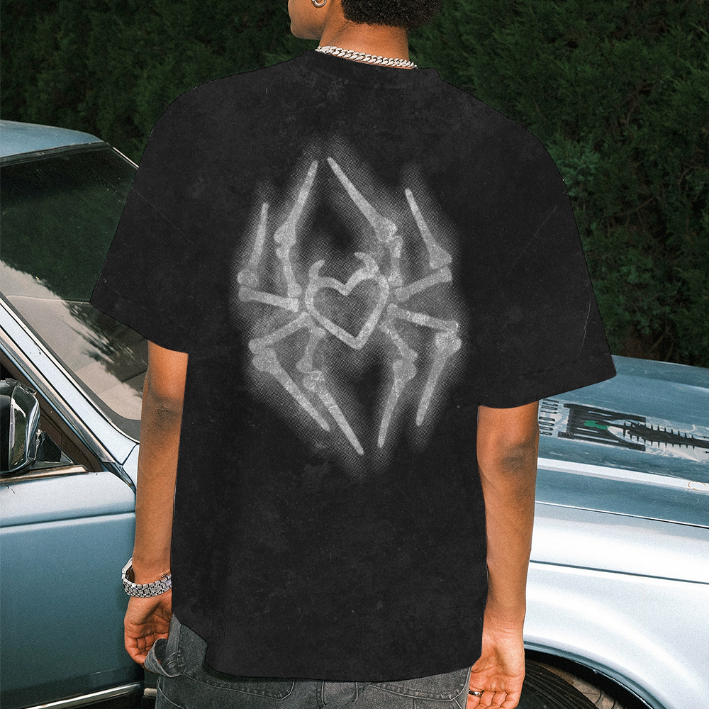 Abstract Apider Print T-shirt